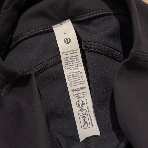 Lululemon 🆕 NWT Athletic Black Wunder Train Mesh Panel HR Tight 25” Leggings - Picture 4 of 5